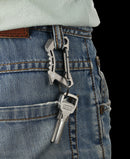 Bestech Knives Carabiner Gray Titanium One Piece Construction With Bottle Opener M15A -Bestech Knives - Survivor Hand Precision Knives & Outdoor Gear Store