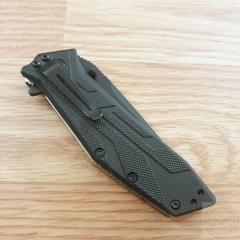 Kershaw Brawler Linerlock Folding Knife 3" 8Cr13MoV Steel Blade Black GRN Handle 1990 -Kershaw - Survivor Hand Precision Knives & Outdoor Gear Store