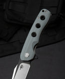 Bestech Knives Arctic Linerlock Folding Knife 3.5" D2 Tool Steel Blade Gray G10 Handle G33C1 -Bestech Knives - Survivor Hand Precision Knives & Outdoor Gear Store