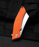 Bestech Knives Cubis Linerlock Folding Knife 3.13" D2 Tool Steel Blade Orange G10 Handle KG42D -Bestech Knives - Survivor Hand Precision Knives & Outdoor Gear Store