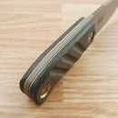 TOPS Baja Fixed Knife 3.25" 1095HC Steel Full Tang Blade Canvas Micarta Handle BAJA03 -TOPS - Survivor Hand Precision Knives & Outdoor Gear Store