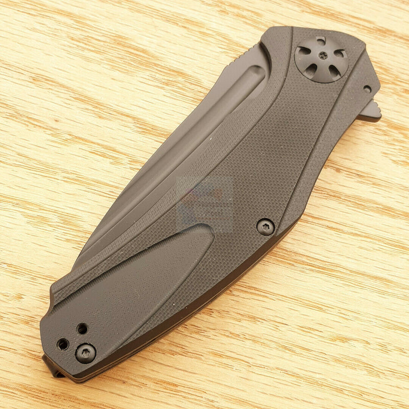 Kershaw Natrix XL Folding Knife 3.75" 8Cr13MoV Steel Blade Black G10 Handle S7008BLK -Kershaw - Survivor Hand Precision Knives & Outdoor Gear Store