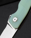 Bestech Knives TEXEL Folding Knife 3.25" D2 Tool Steel Blade Jade G10 Handle G21B1 -Bestech Knives - Survivor Hand Precision Knives & Outdoor Gear Store