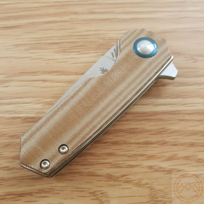 Kizer Cutlery Lieb Folding Knife 2.5" N690 Steel Blade Brown Micarta Handle V2541N4 -Kizer Cutlery - Survivor Hand Precision Knives & Outdoor Gear Store