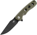 Bestech Knives Arctic Linerlock Folding Knife 3.5" D2 Tool Steel Blade Green G10 Handle G33B2 -Bestech Knives - Survivor Hand Precision Knives & Outdoor Gear Store