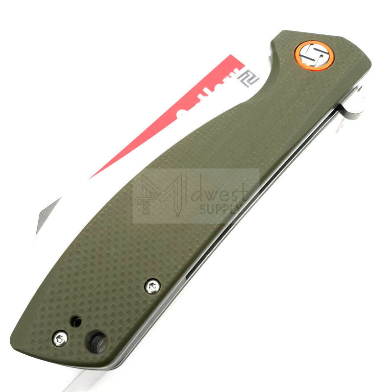 Artisan Cutlery Tomahawk Folding Knife 3.75" D2 Tool Steel Blade Green G10 Handle 1815PGNF -Artisan Cutlery - Survivor Hand Precision Knives & Outdoor Gear Store