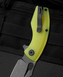 Bestech Knives Lizard Linerlock Folding Knife 2.5" D2 Tool Steel Blade Lime G-10 Handle KG39F -Bestech Knives - Survivor Hand Precision Knives & Outdoor Gear Store