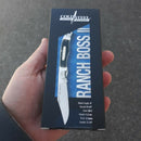 Cold Steel Ranch Boss II Folding Knife 4" SK-5 Carbon Steel Blade Bone Handle 20NPM1 -Cold Steel - Survivor Hand Precision Knives & Outdoor Gear Store