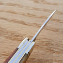 Rough Ryder Peanut Pocket Knife Stainless Steel Blades Amber Jigged Bone Handle 110 -Rough Ryder - Survivor Hand Precision Knives & Outdoor Gear Store