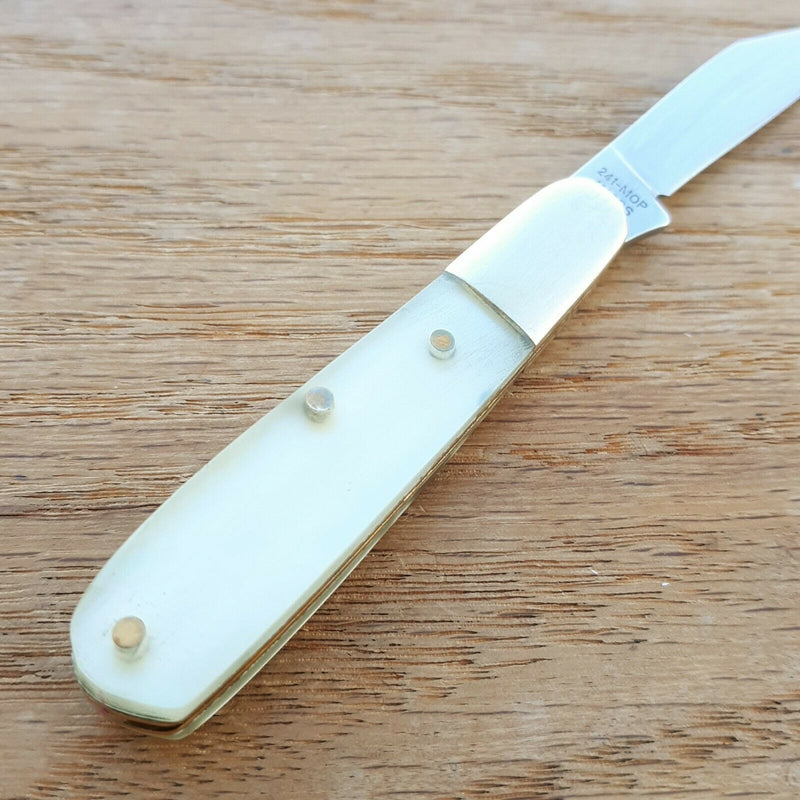 Hen & Rooster Folding Knife 1.75" Stainless Steel Blade Mother Of Pearl Handle 241MOP -Hen & Rooster - Survivor Hand Precision Knives & Outdoor Gear Store