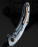 Bestech Knives Marukka Frame Folding Knife 3.63" Bohler M390 Steel Blade Blue Titanium Handle KT2002B -Bestech Knives - Survivor Hand Precision Knives & Outdoor Gear Store