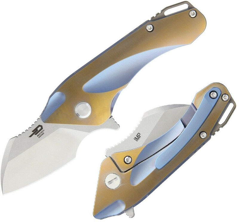 Bestech Knives IMP Framelock Folding Knife 1.75" CPM S35VN Steel Blade Titanium Handle T1710B -Bestech Knives - Survivor Hand Precision Knives & Outdoor Gear Store