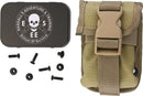 ESEE Accessory Pouch Khaki With Mounting Hardware Bolts To RC5 / RC6 Hard Sheath Nylon Construction 52POUCHK -ESEE - Survivor Hand Precision Knives & Outdoor Gear Store