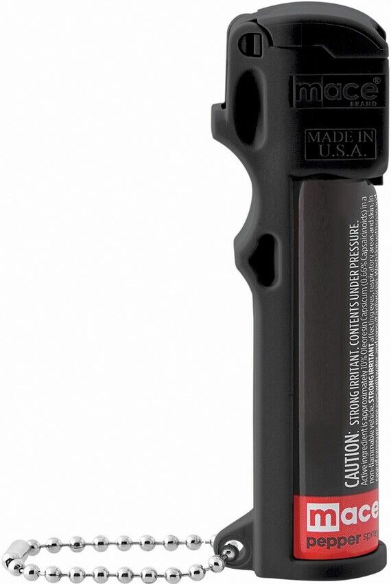 Mace Personal Pepper Spray Black 10% OC With UV Dye Stream Pattern Reaches Up To 12 Feet / 20 Bursts 80725 -Mace - Survivor Hand Precision Knives & Outdoor Gear Store