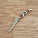 Rough Ryder Toothpick Folding Knife 440B Steel Blade Stone/Abalone/MOP/Malachite 2417 -Rough Ryder - Survivor Hand Precision Knives & Outdoor Gear Store