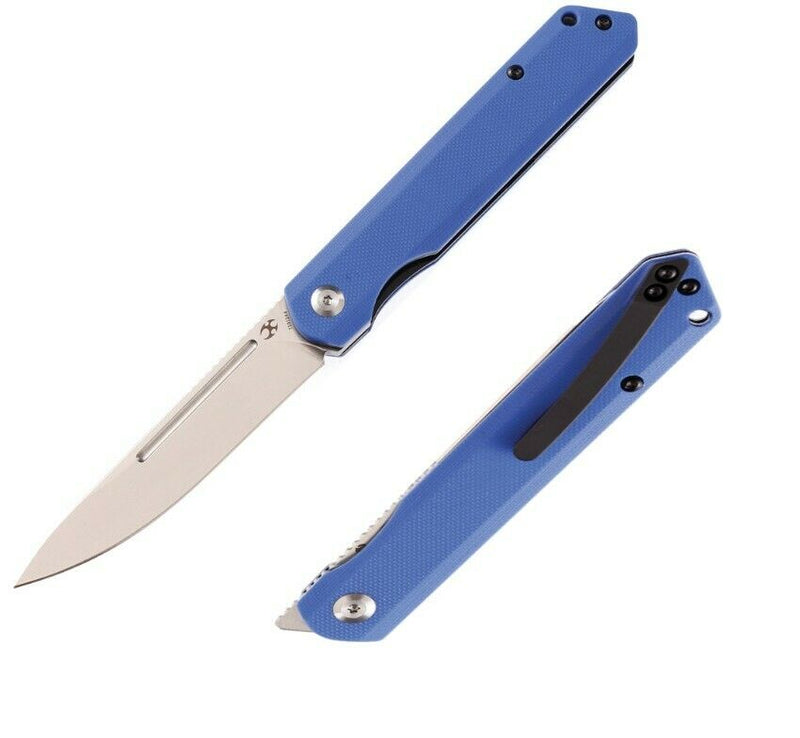 Kansept Knives Prickle Folding Knife 3.5" 154CM Steel Blade Blue G10 Handle 1012A4 -Kansept Knives - Survivor Hand Precision Knives & Outdoor Gear Store