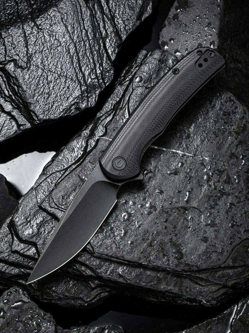 Civivi NOx Framelock Folding Knife 3" Nitro-V Steel Blade Black G10 / Titanium Handle C2110C -Civivi - Survivor Hand Precision Knives & Outdoor Gear Store