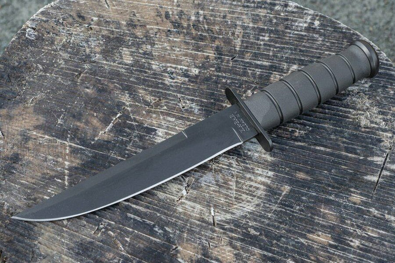 KA-BAR Fixed Knife 7.75" Stainless Steel Blade Black Rubberized Synthetic Handle 1266 -Ka-Bar - Survivor Hand Precision Knives & Outdoor Gear Store