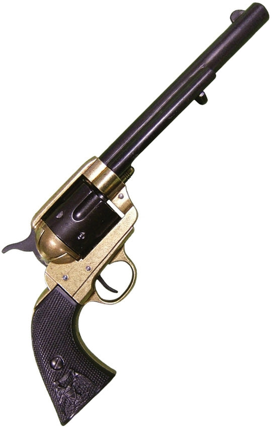 Denix Peacemaker Revolver Non-Firing Replica Plastic Grips Brass Black Finish Metal Construction 1109L -Denix - Survivor Hand Precision Knives & Outdoor Gear Store
