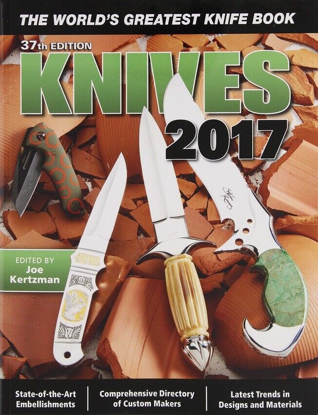 Knives 37th Edition 2017 Book State-Of-Art Embellishments Trends Colorful Images 360 -Books - Survivor Hand Precision Knives & Outdoor Gear Store