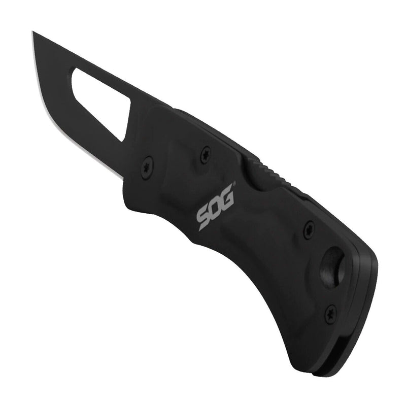 SOG Centi II Lockback Folding Knife 2" 3Cr13 Steel Blade Black Stainless Handle GCE1012CP -SOG - Survivor Hand Precision Knives & Outdoor Gear Store