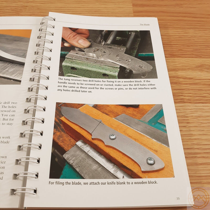 Making Full Tang Knives Book For Fixed-Blade Step-By-Step Spiral-Bound Paperback 446 -Books - Survivor Hand Precision Knives & Outdoor Gear Store