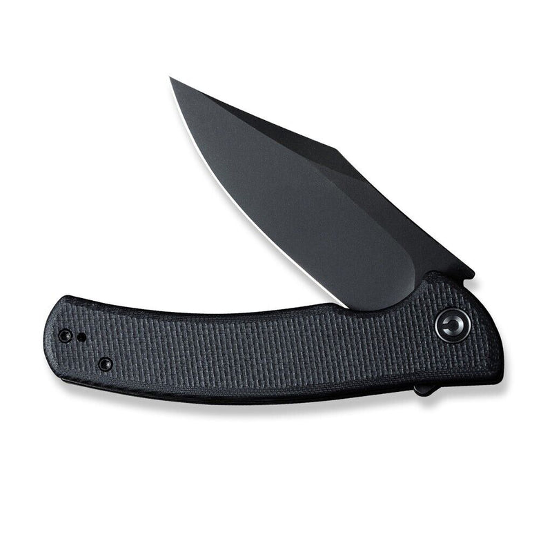 Civivi Sinisys Framelock Folding Knife 3.75" 14C28N Sandvik Steel Clip Point Blade Black Textured G10/Stainless Back Handle VC200391 -Civivi - Survivor Hand Precision Knives & Outdoor Gear Store