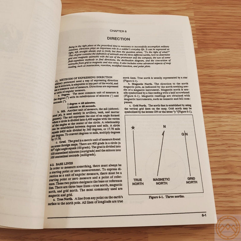 U.S. Army Guide To Map Reading Book Every Aspect Land Navigation Illustrations 464 -Books - Survivor Hand Precision Knives & Outdoor Gear Store