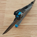 SOG Flash MT Linerlock Multi-Tool With Large Blade And Silver/Cyan Aluminum Handles G29550241 -SOG - Survivor Hand Precision Knives & Outdoor Gear Store