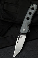 Bestech Knives Arctic Linerlock Folding Knife 3.5" D2 Tool Steel Blade Gray G10 Handle G33C1 -Bestech Knives - Survivor Hand Precision Knives & Outdoor Gear Store