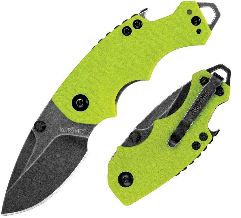 Kershaw Shuffle Lime Folding Knife 2.38" 8Cr13MoV Steel Blade Green GRN Handle 8700LIMEBW -Kershaw - Survivor Hand Precision Knives & Outdoor Gear Store