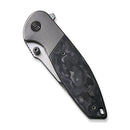 We Knife Co Nitro Mini Framelock Folding Knife 3.13" CPM-20CV Steel Drop Point Blade Marbled Carbon Fiber Handle 220151 -We Knife Co - Survivor Hand Precision Knives & Outdoor Gear Store