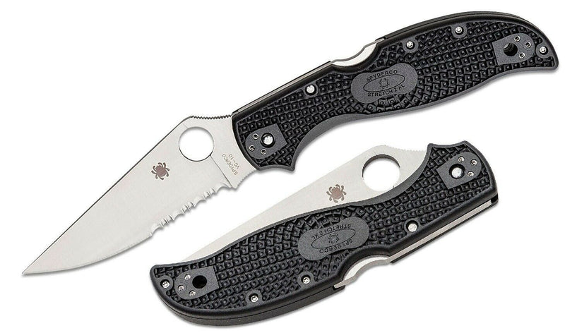 Spyderco Stretch 2 XL Folding Knife 3.92" VG10 Steel Blade Black FRN Handle 258PSBK -Spyderco - Survivor Hand Precision Knives & Outdoor Gear Store