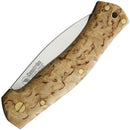 Casstrom Lars Falt Folding Knife 2.88" N690 Steel Blade Curly Birch Handle 19004 -Casstrom - Survivor Hand Precision Knives & Outdoor Gear Store