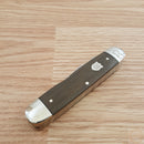 Rough Ryder Moose Pocket Knife 440 Steel Blades Brown Burlap Micarta Handle 2338 -Rough Ryder - Survivor Hand Precision Knives & Outdoor Gear Store