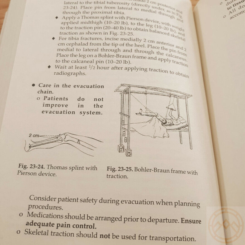 Emergency War Surgery Desk Book Critical Care Damage Control Triage Aeromedical 272 -Books - Survivor Hand Precision Knives & Outdoor Gear Store