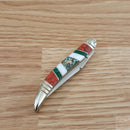 Rough Ryder Toothpick Folding Knife 440B Steel Blade Stone/Abalone/MOP/Malachite 2417 -Rough Ryder - Survivor Hand Precision Knives & Outdoor Gear Store