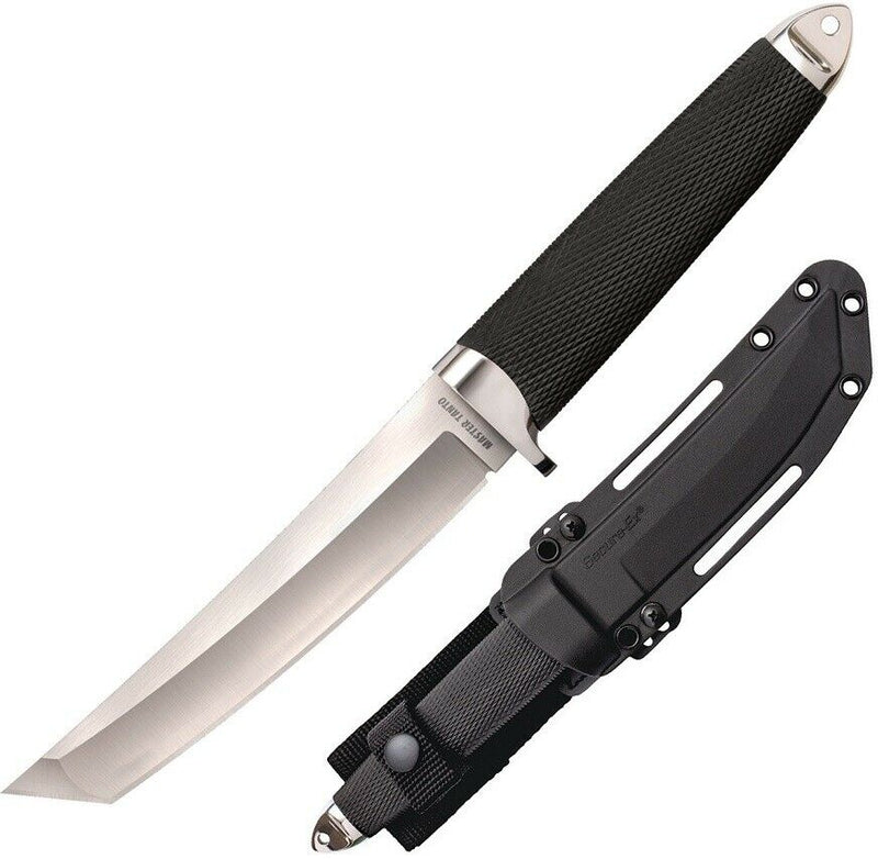 Cold Steel Master Tanto Fixed Knife 6" VG-10 Steel Blade Black Kray-Ex Handle 35AB -Cold Steel - Survivor Hand Precision Knives & Outdoor Gear Store