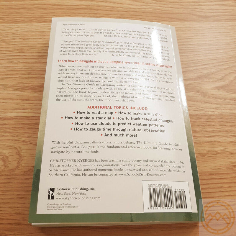 The Ultimate Guide To Navigation Without A Compass Book Weather Time Stars Sun 424 -Books - Survivor Hand Precision Knives & Outdoor Gear Store