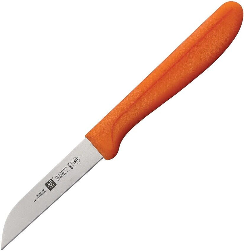 Henckels Zwilling Kitchen Twin Master Kudamono Knife 3" Stainless Steel Blade Orange Plastic Handle 32100086 -Henckels Zwilling - Survivor Hand Precision Knives & Outdoor Gear Store