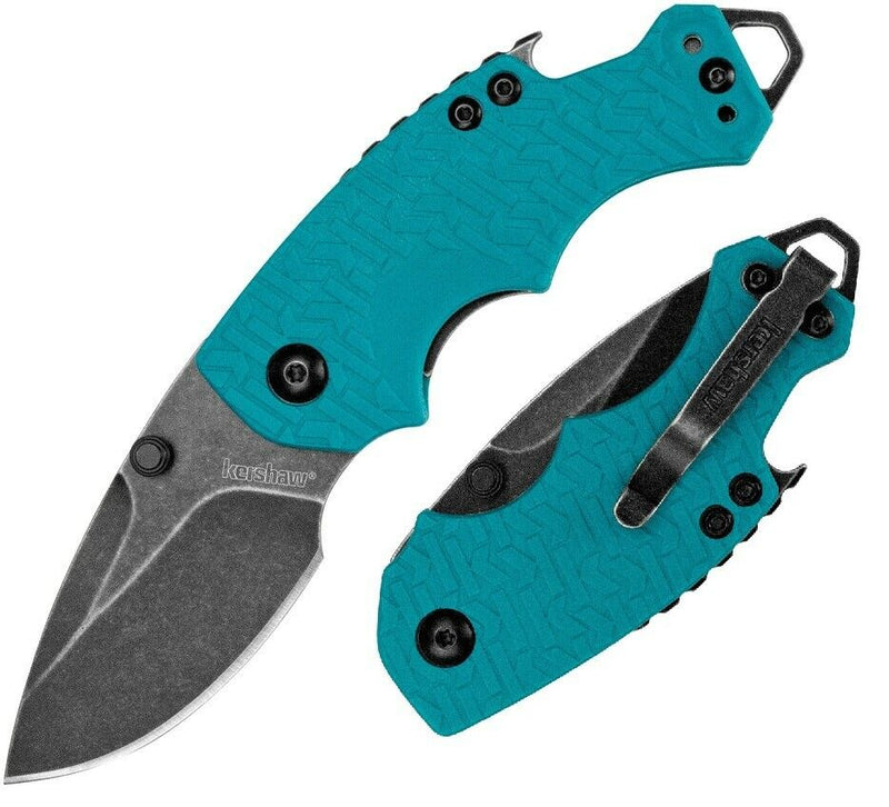 Kershaw Shuffle Linerlock Folding Knife 2.38" 8Cr13MoV Steel Blade GRN Handle 8700TEALBW -Kershaw - Survivor Hand Precision Knives & Outdoor Gear Store