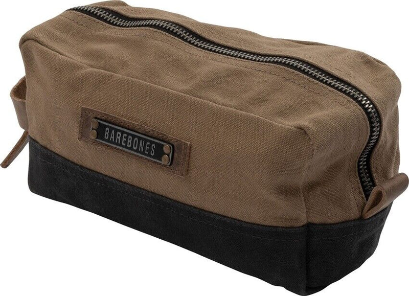 Barebones Living Neelum Dopp Kit Organize Travel Toiletries Malleable Wax-Canvas RE721 -Barebones Living - Survivor Hand Precision Knives & Outdoor Gear Store