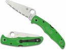 Spyderco Pacific Salt 2 Folding Knife 3.76" LC200N Steel Blade Green FRN Handle 91FSGR2 -Spyderco - Survivor Hand Precision Knives & Outdoor Gear Store