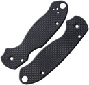 Flytanium Para3 Scales For The Spyderco Basket Weave Carbon Fiber Construction 570 -Flytanium - Survivor Hand Precision Knives & Outdoor Gear Store