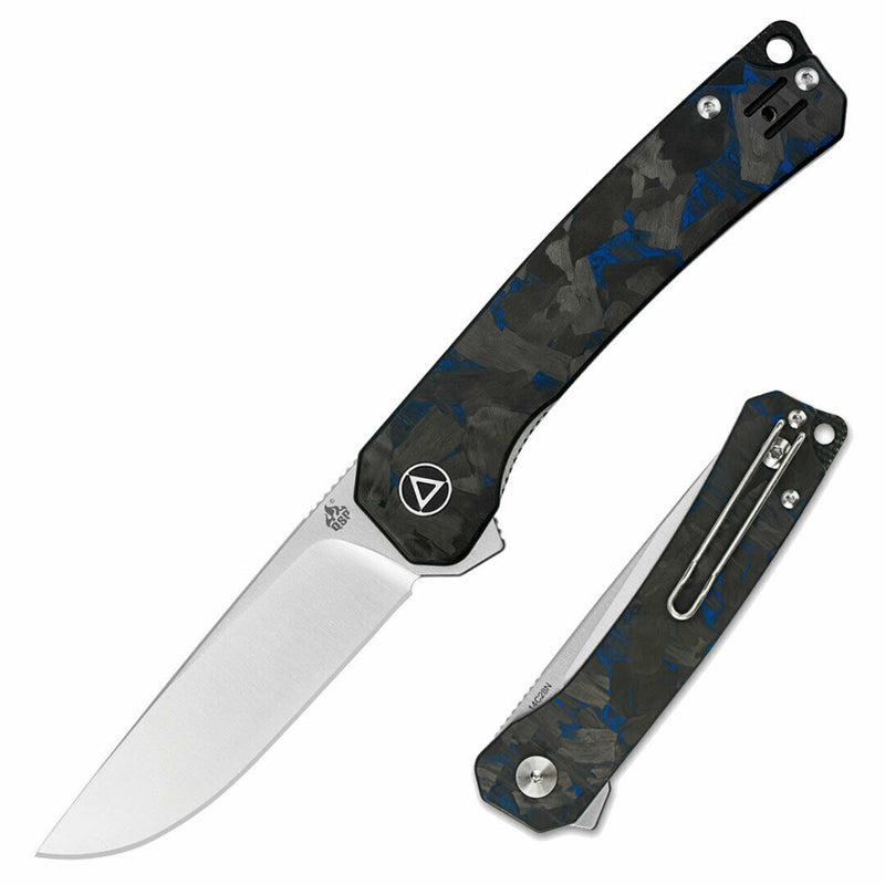 QSP Knife Osprey Linerlock Folding Knife 3.25" 14C28N Steel Blade G10/Carbon Fiber Handle 139G1 -QSP Knife - Survivor Hand Precision Knives & Outdoor Gear Store