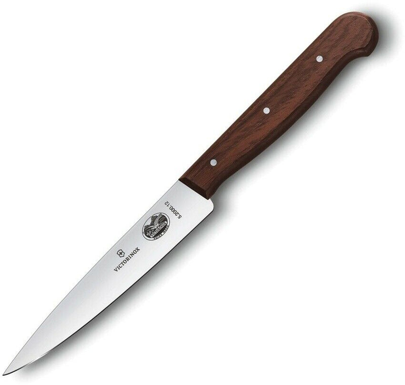 Victorinox Utility Fixed Knife 6" Stainless Steel Blade Rosewood Handle 5200012 -Victorinox - Survivor Hand Precision Knives & Outdoor Gear Store