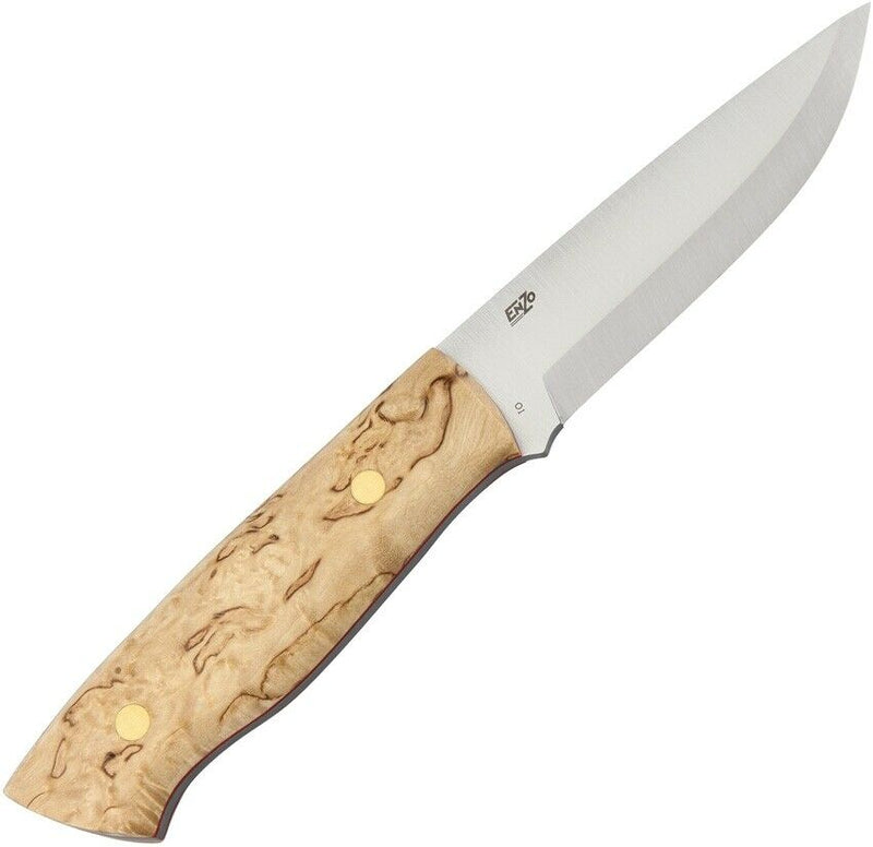 Brisa Trapper 95 Knife 4" O1 Tool Steel Blade Curly Birch Handle w/Fire Starter 2055 -Brisa - Survivor Hand Precision Knives & Outdoor Gear Store