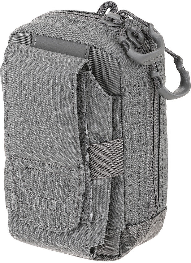 Maxpedition AGR PUP Phone Utility Pouch Gray Nylon Construction 3.5" x 3" x 6" PUPGRY -Maxpedition - Survivor Hand Precision Knives & Outdoor Gear Store