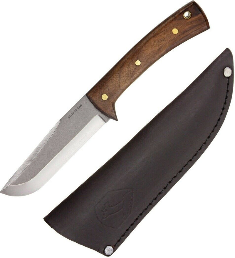 Condor Stratos Fixed Knife 5" 1075HC Steel Full Blade Brown Wood Handle TK2295HC -Condor - Survivor Hand Precision Knives & Outdoor Gear Store