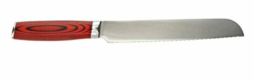 Bubba Blade Kitchen Knife 8" Serrated Stainless Steel Blade Black / Red G10 Handle 1114267 -Bubba Blade - Survivor Hand Precision Knives & Outdoor Gear Store